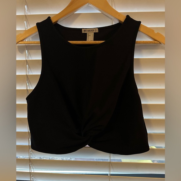 Textured Crop Top/Work-Out Crop - Picture 2 of 5